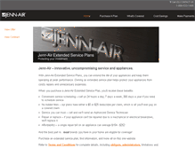 Tablet Screenshot of jennairextendedserviceplans.com